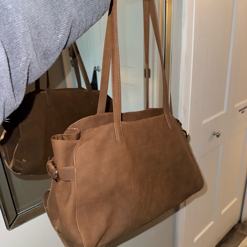 a new day Tan Shoulder Bag
